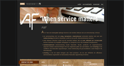 Desktop Screenshot of afservices.be