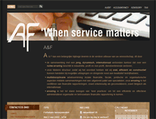 Tablet Screenshot of afservices.be
